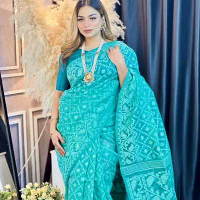 Indian traditional Jamdani - ATJ3