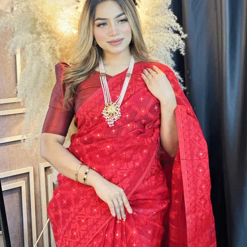 Indian traditional Jamdani - ATJ4